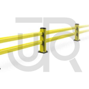 Kunststof modulaire aanrijdbeveiliging dubbele barrière SM 1500 x 400 1,5m-0